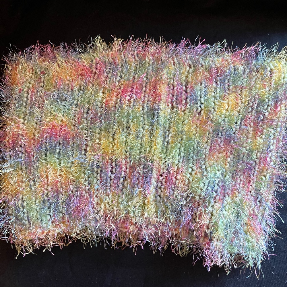 Colorful Fuzzy Knit Collar